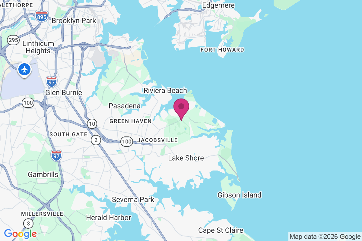 Carte de Fairhaven Beach
