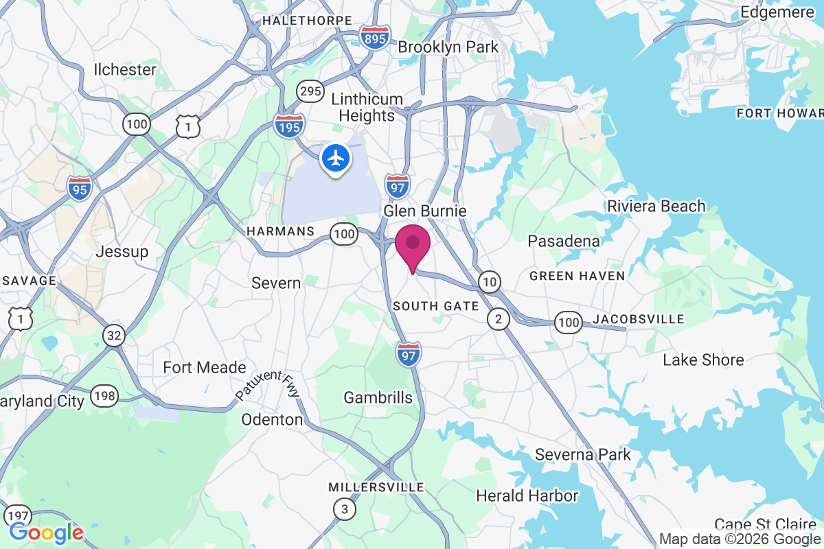 Carte de Glen Burnie Park