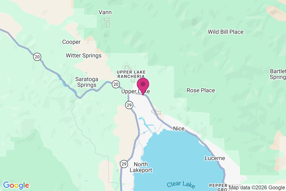 Carte de Upper Lake