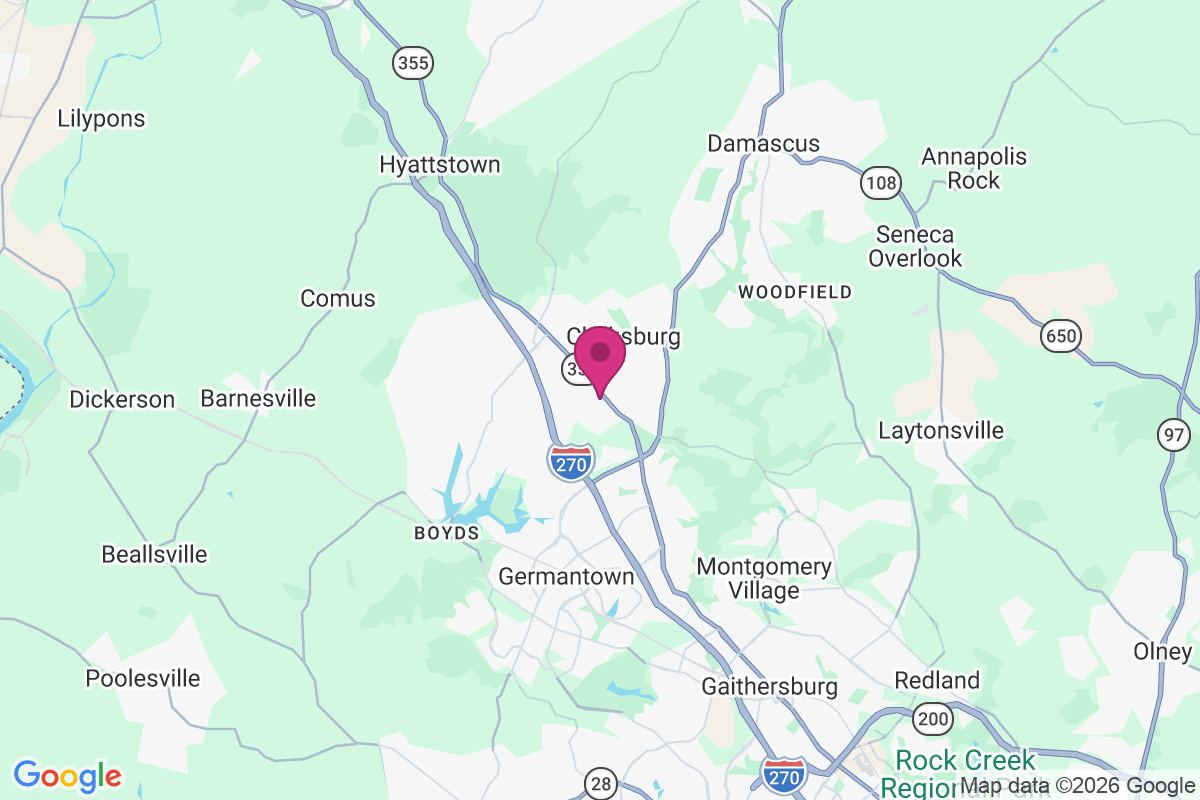 Carte de Clarksburg Heights