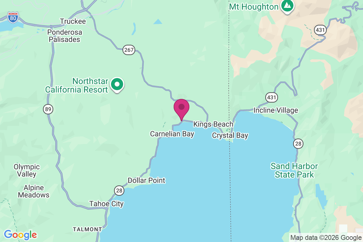 Carte de Tahoe Marina Estates