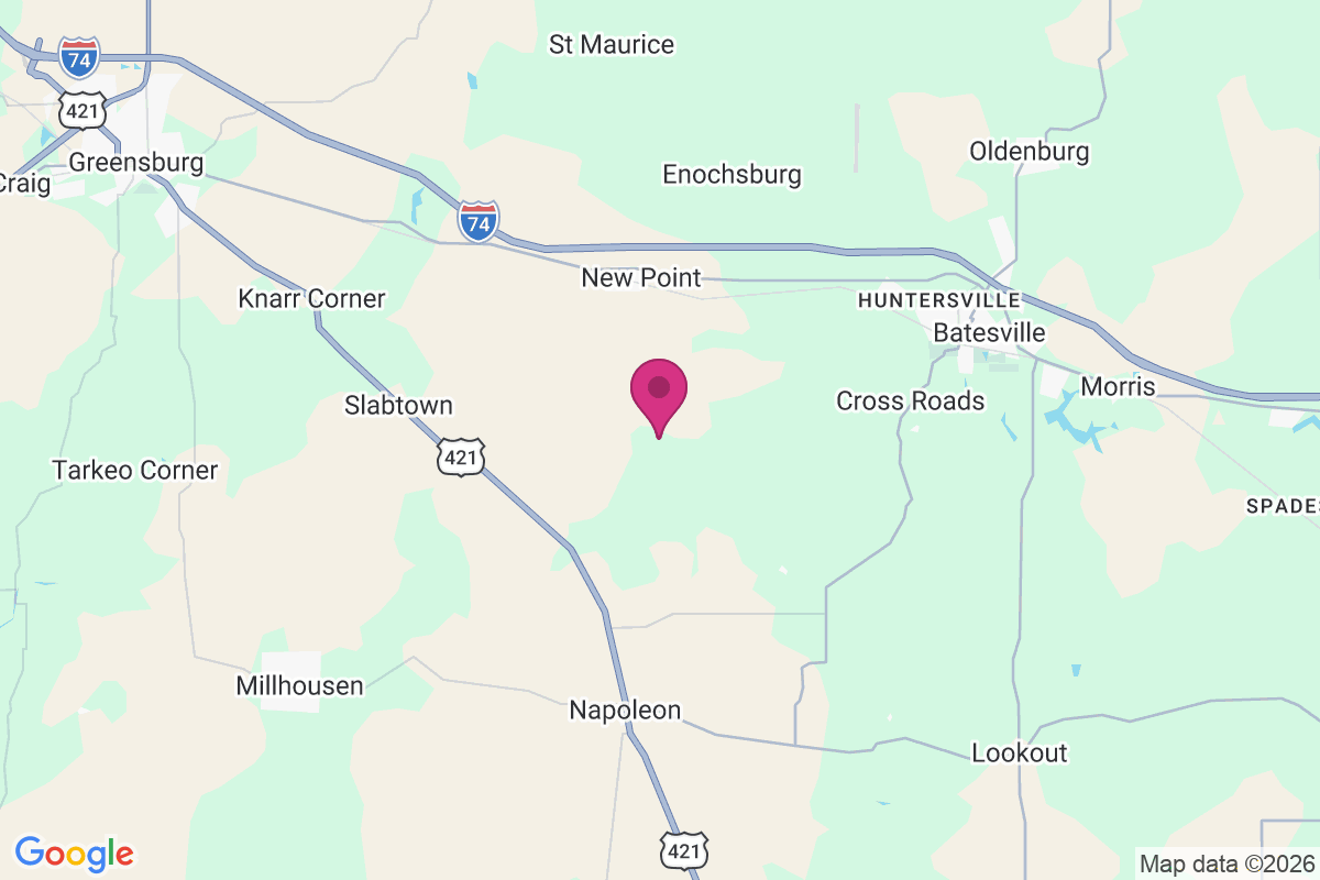 Carte de New Pennington