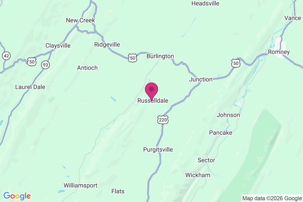Carte de Russelldale