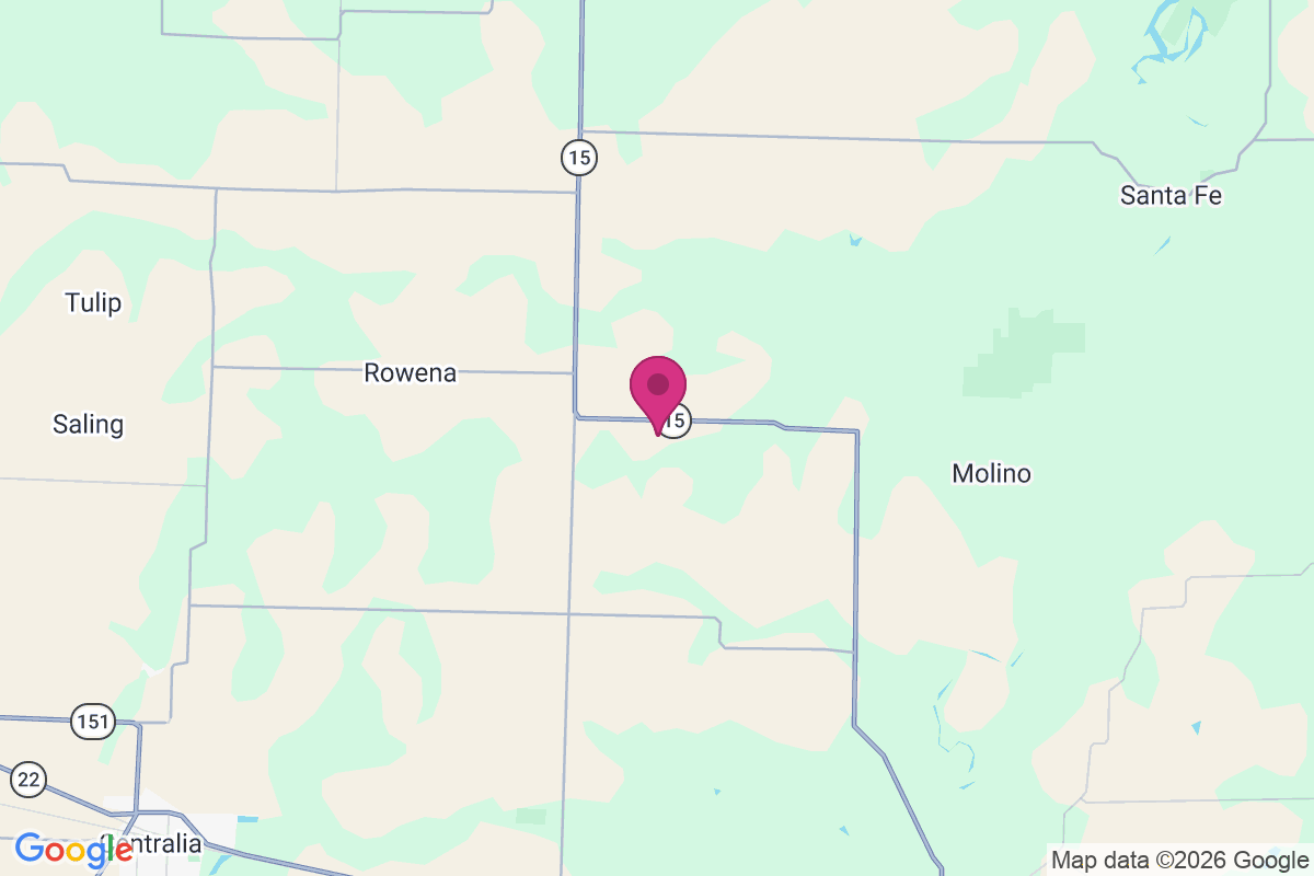Carte de Hollensville