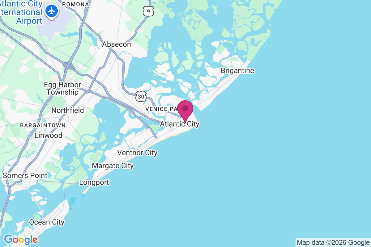Carte de Atlantic City
