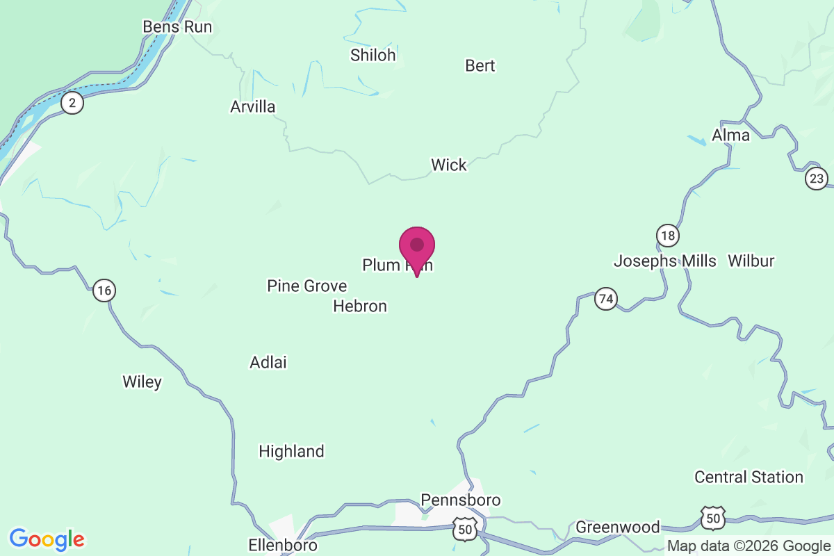 Carte de Plum Run