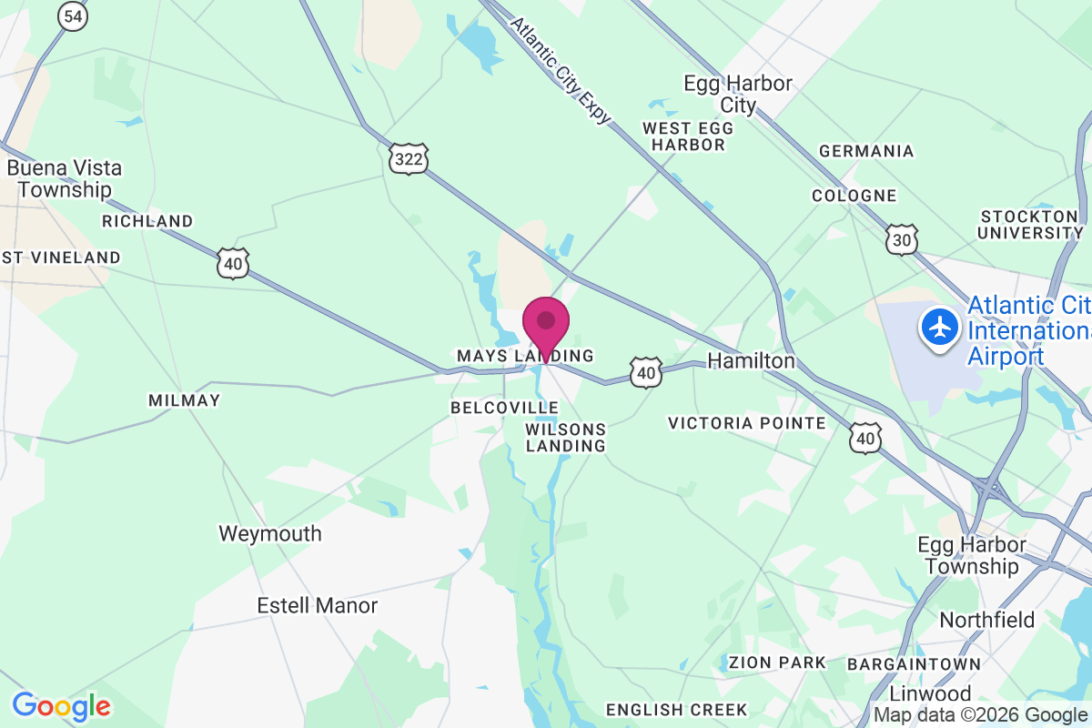 Carte de Mays Landing