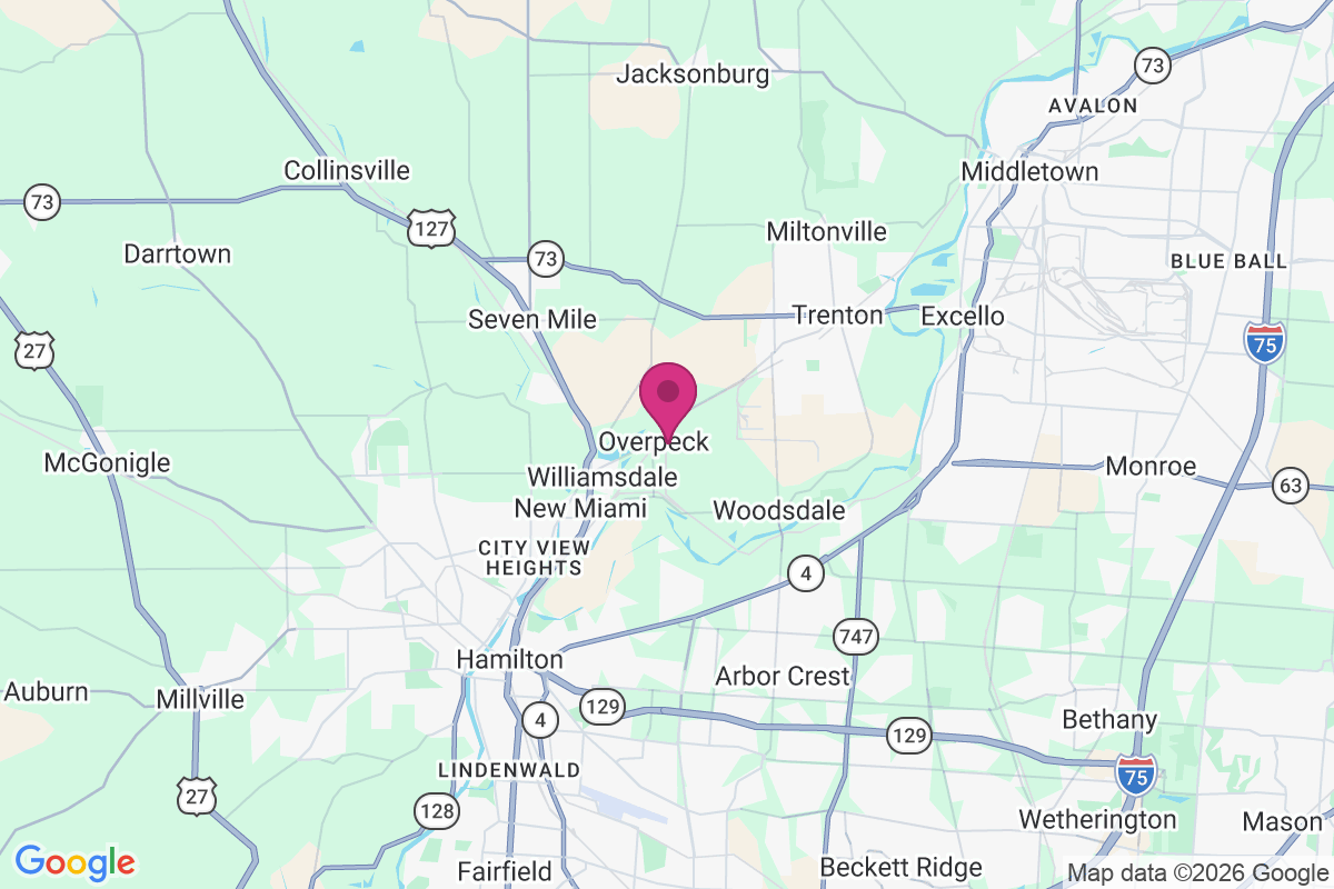 Carte de Overpeck