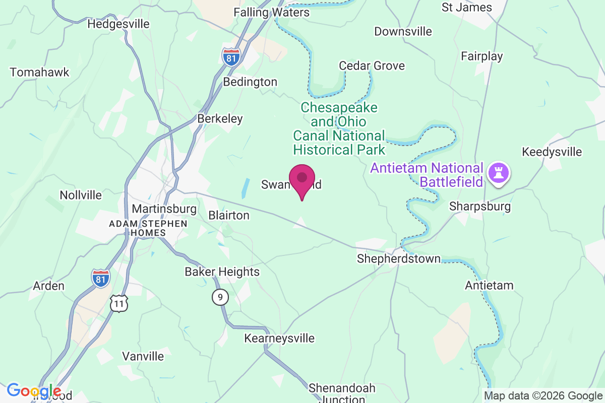 Carte de Swan Pond
