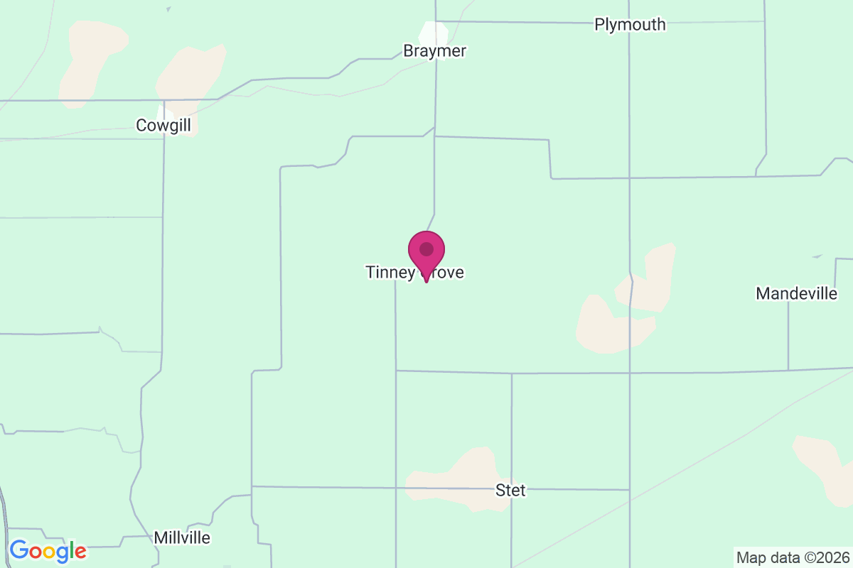 Carte de Tinney Grove