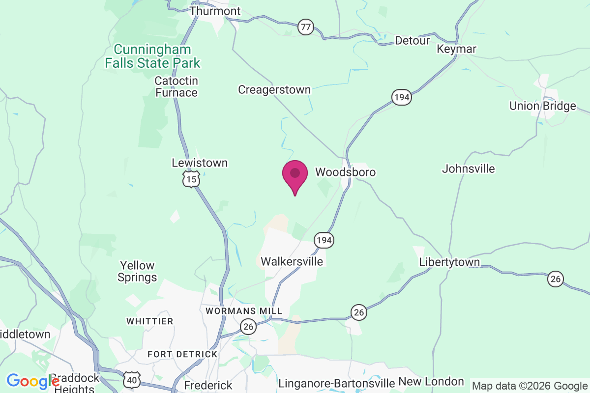 Carte de Monocacy Meadows