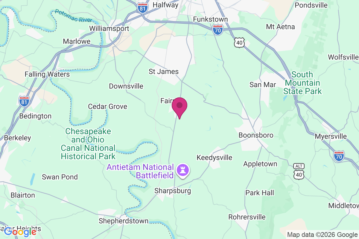Carte de Antietam Manor