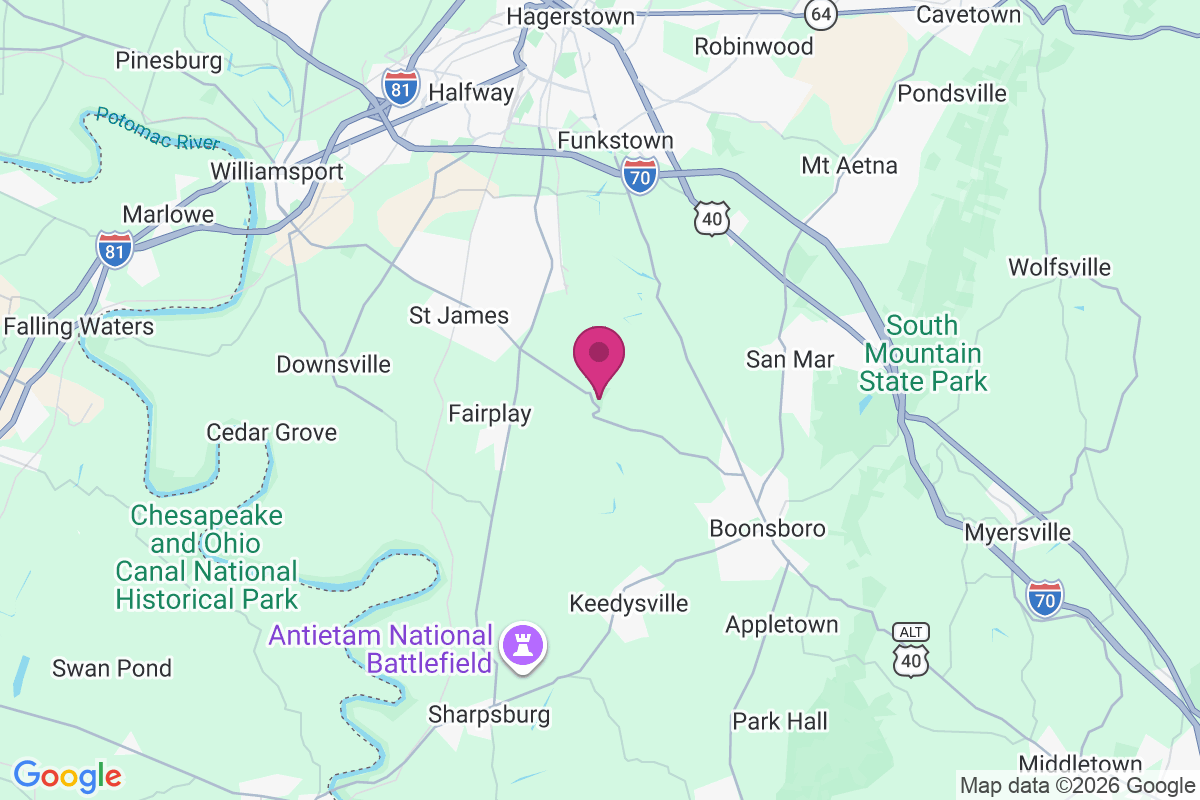 Carte de Breathedsville