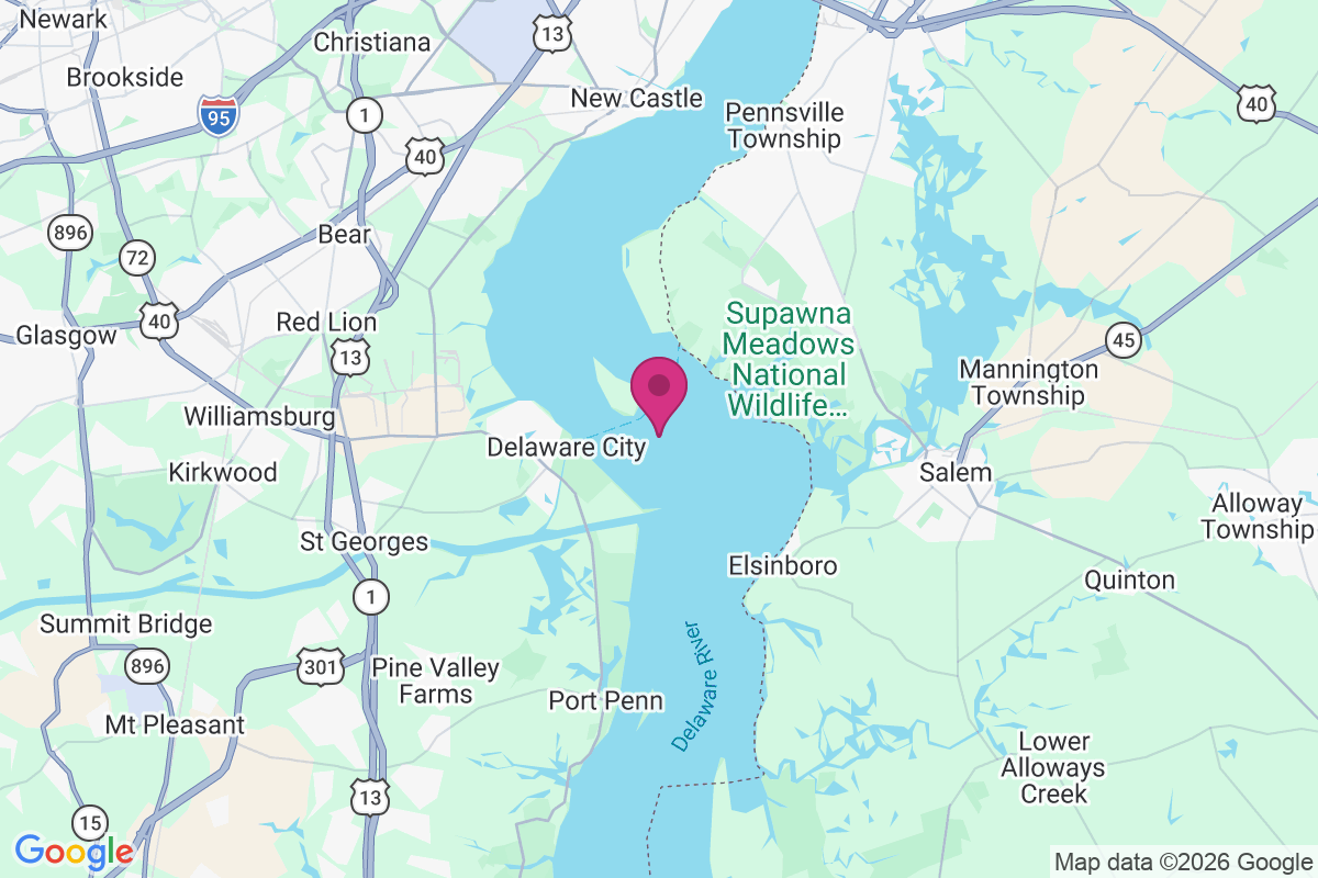 Carte de Fort Delaware