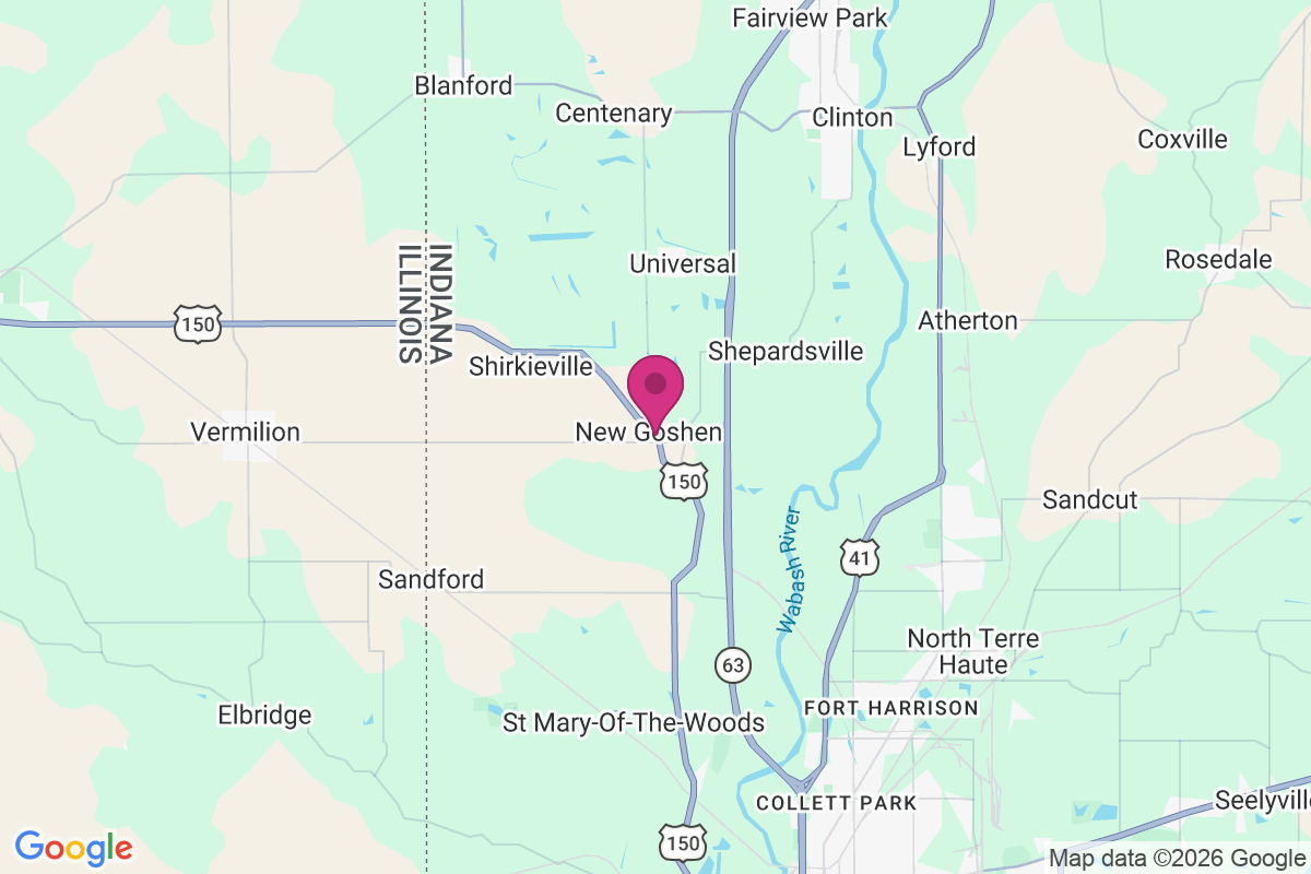 Carte de New Goshen