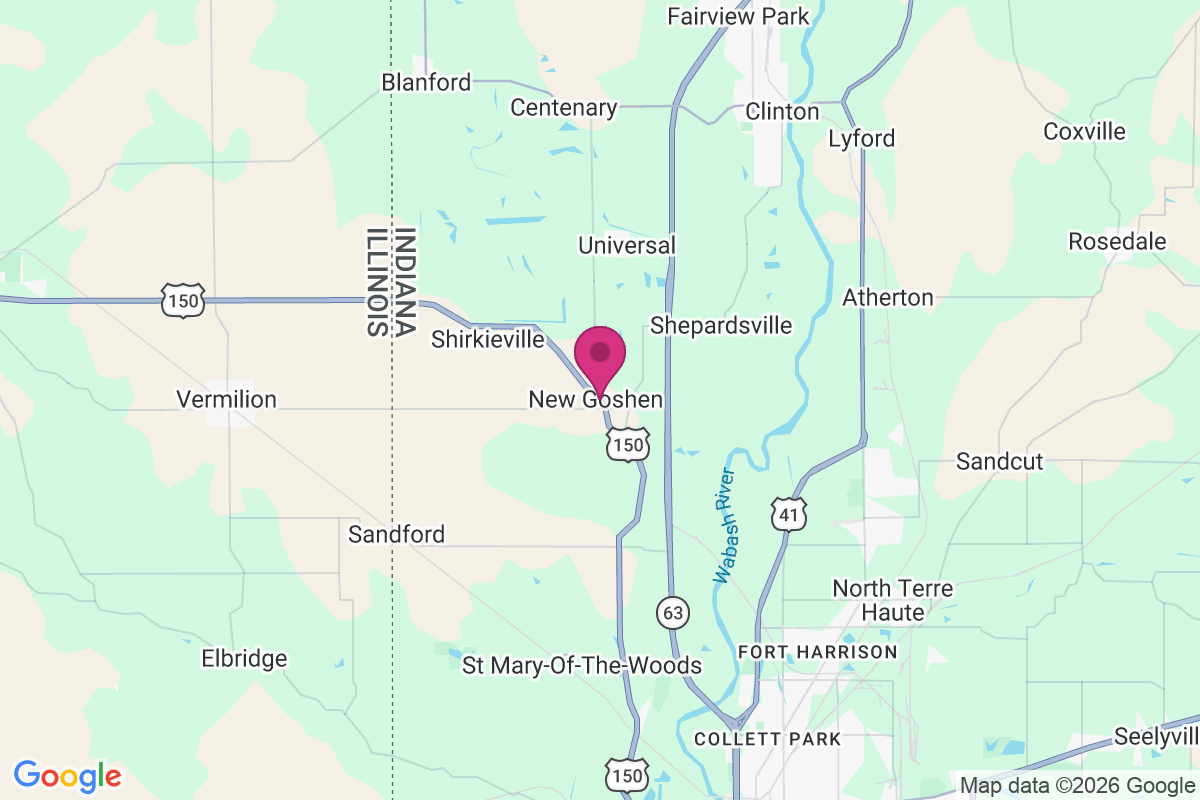 Carte de New Goshen