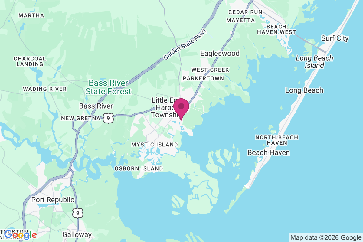 Carte de West Tuckerton Landing