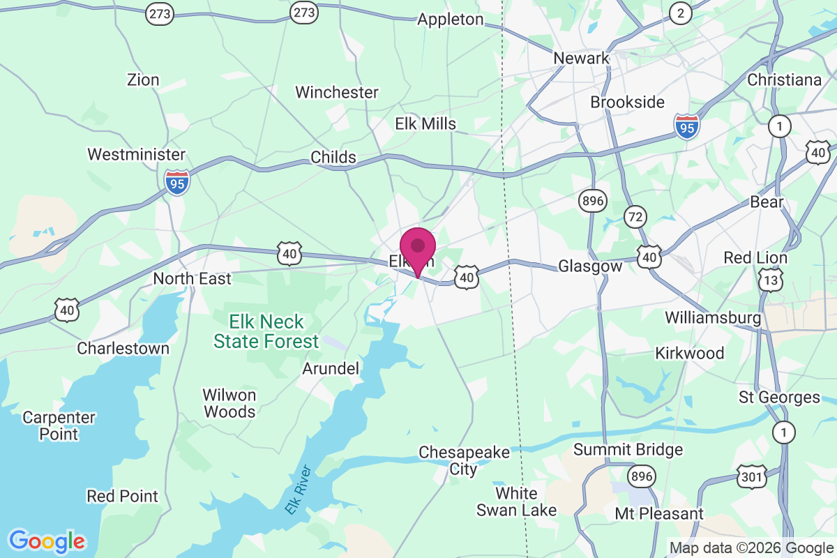 Carte de Little Elkton