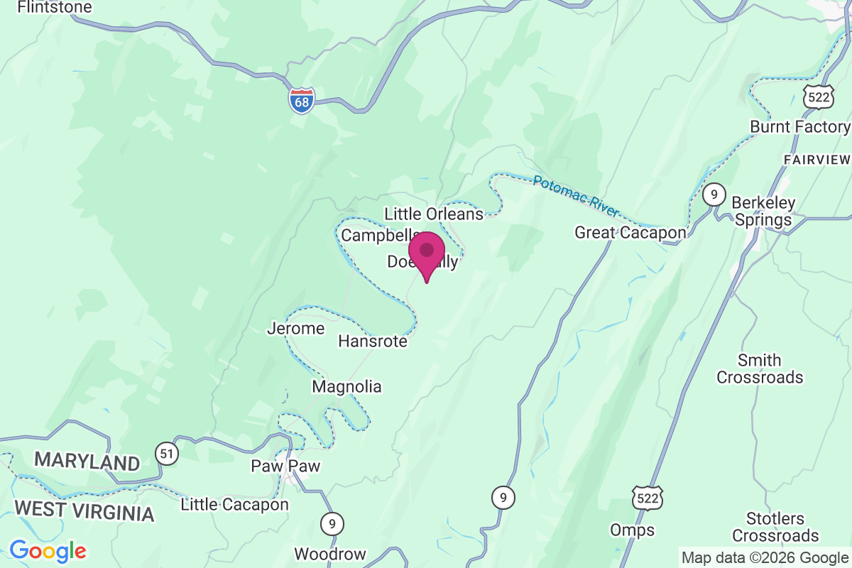 Carte de Doe Gully