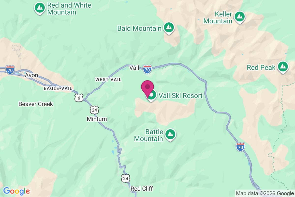 Carte de Mid Vail