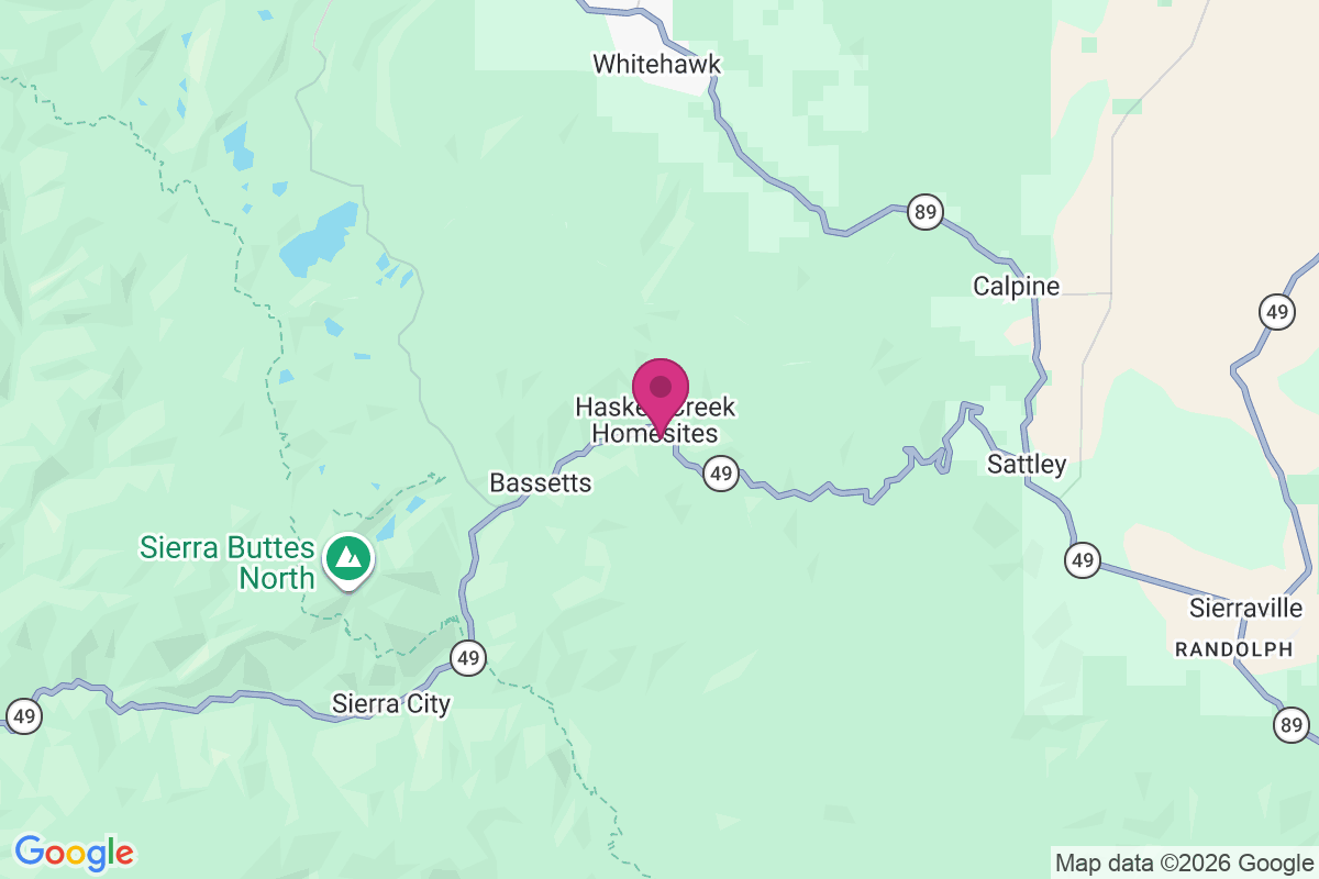 Carte de Haskell Creek Homesites