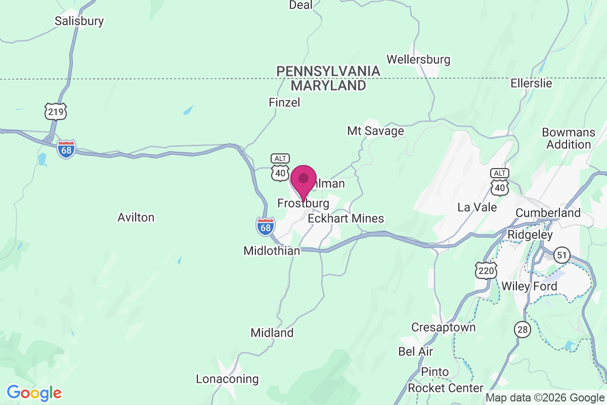 Carte de Frostburg