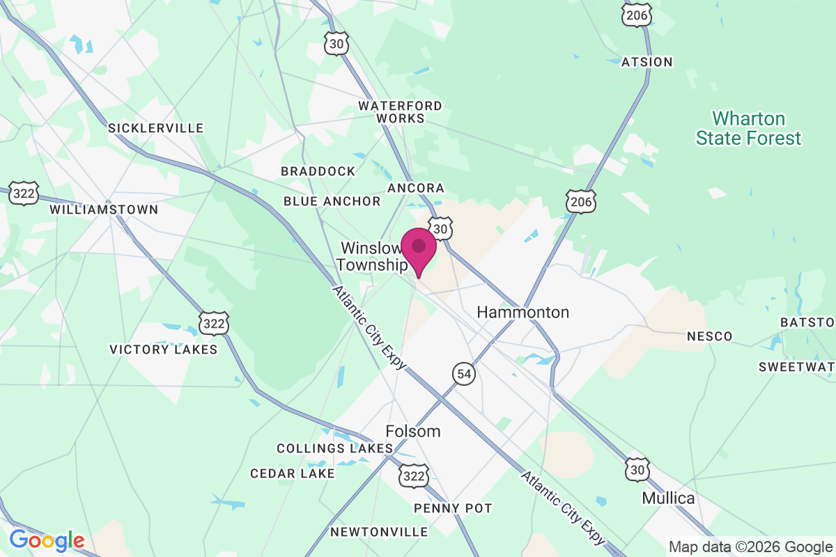 Carte de Winslow Junction