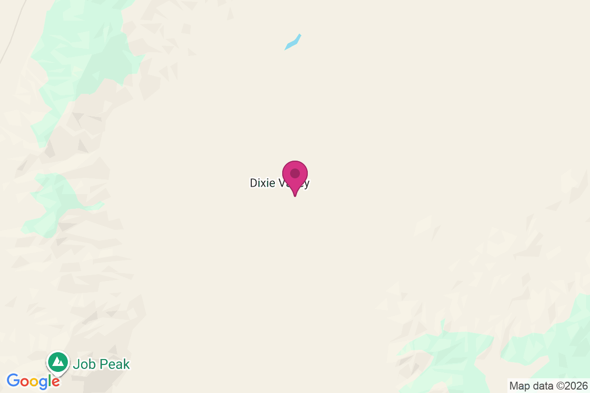 Carte de Dixie Valley