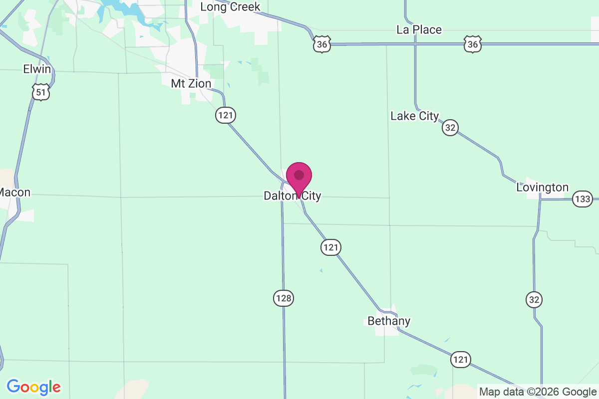 Carte de Dalton City
