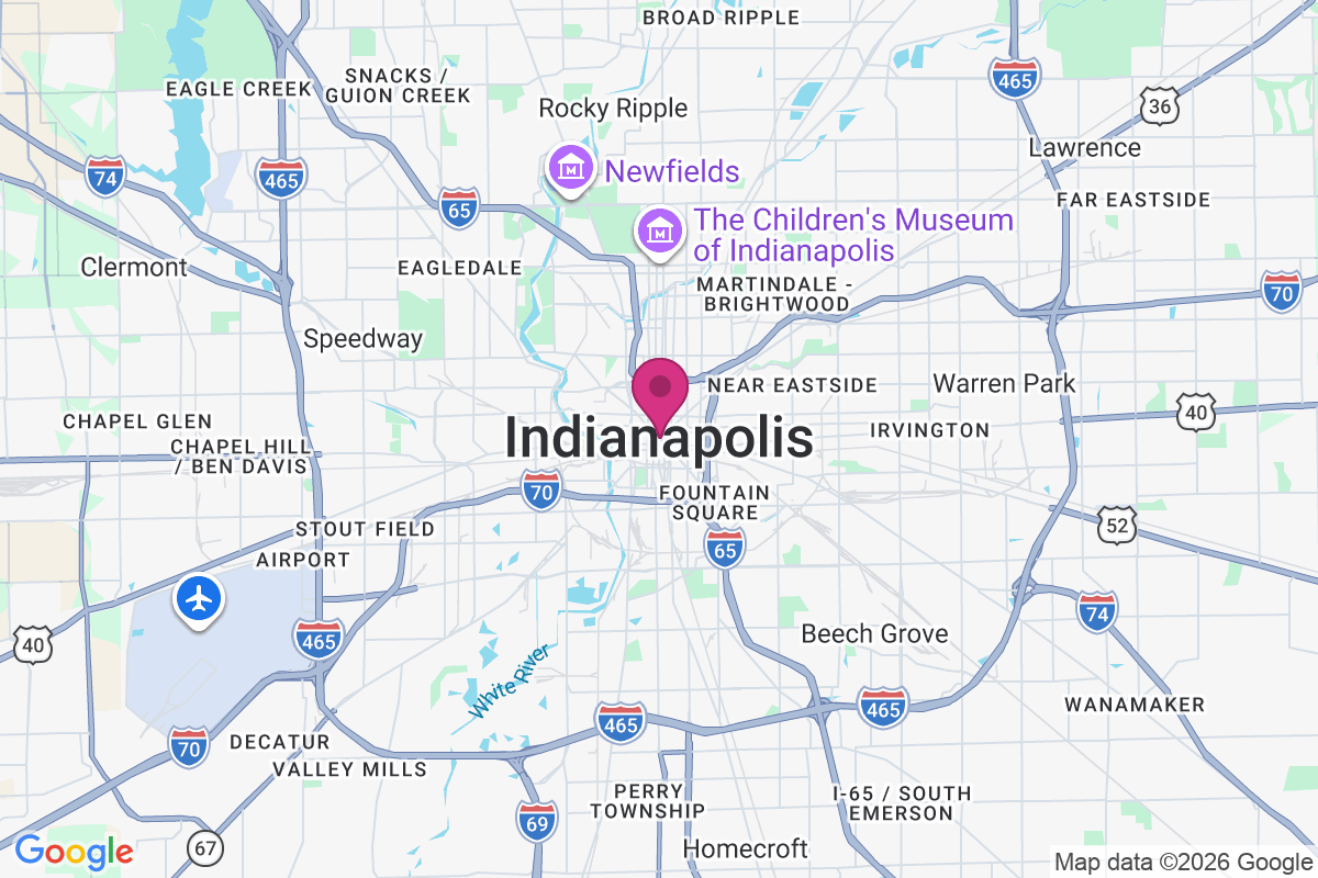 Carte de Indianapolis