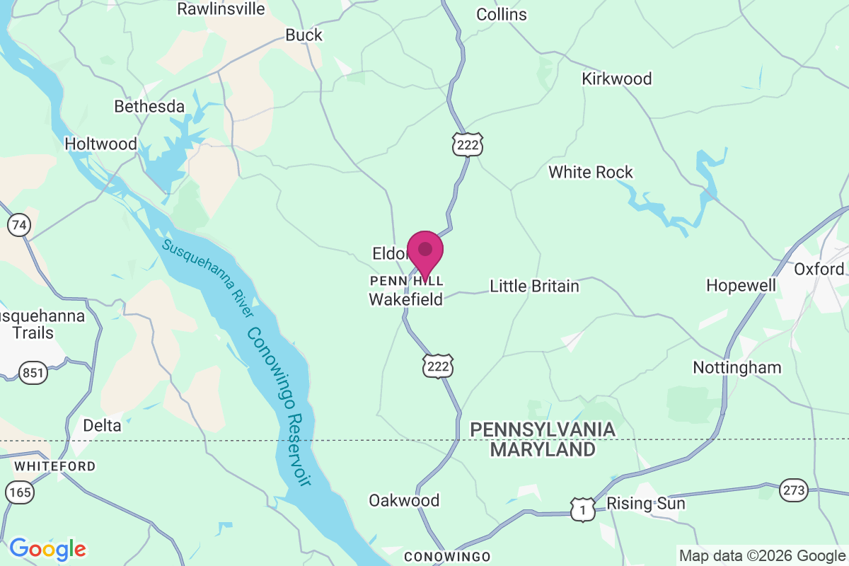 Carte de Penn Hill