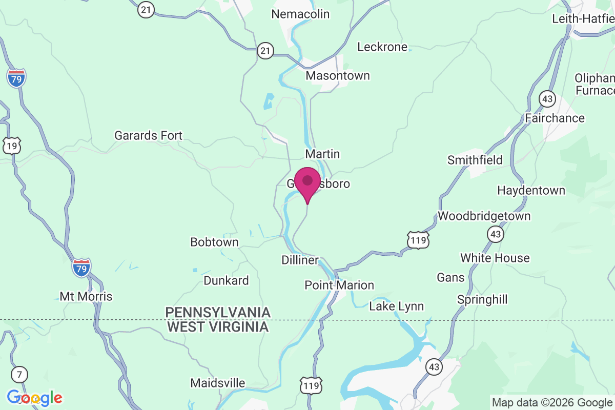 Carte de Penn Pitt