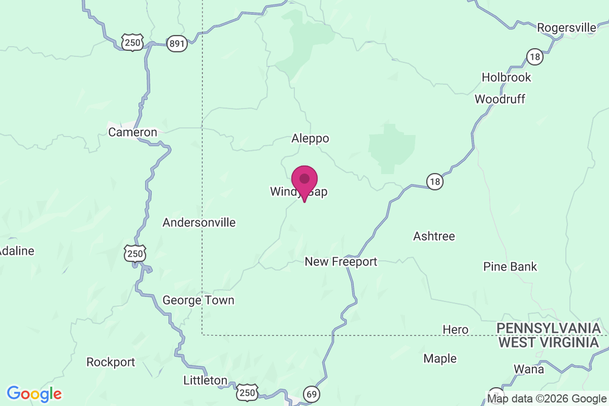 Carte de Windy Gap