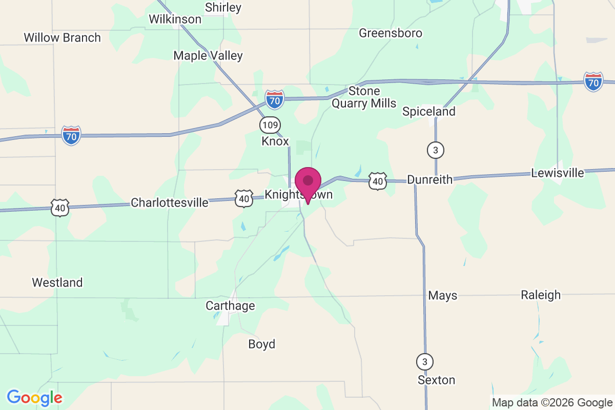 Carte de Knightstown