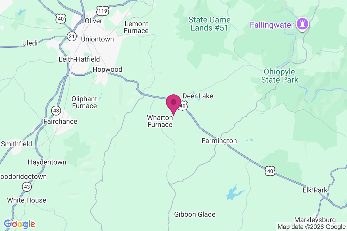 Carte de Fayette Springs