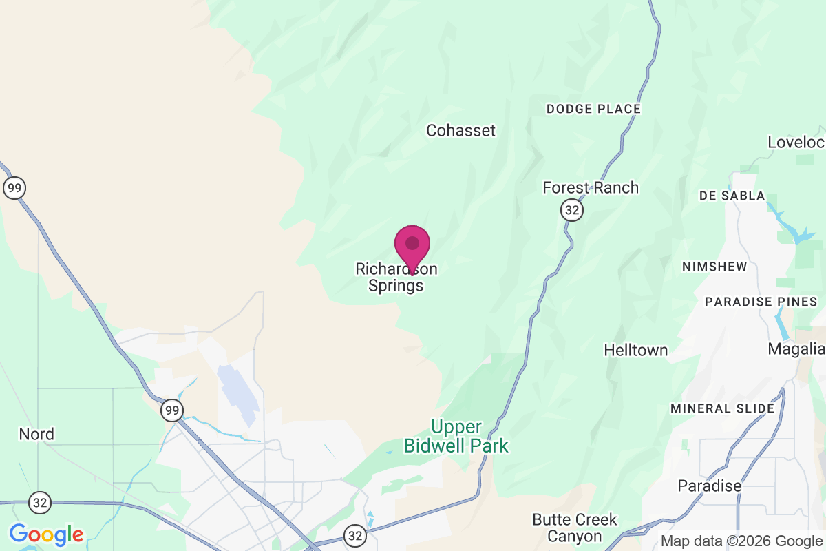 Carte de Richardson Springs