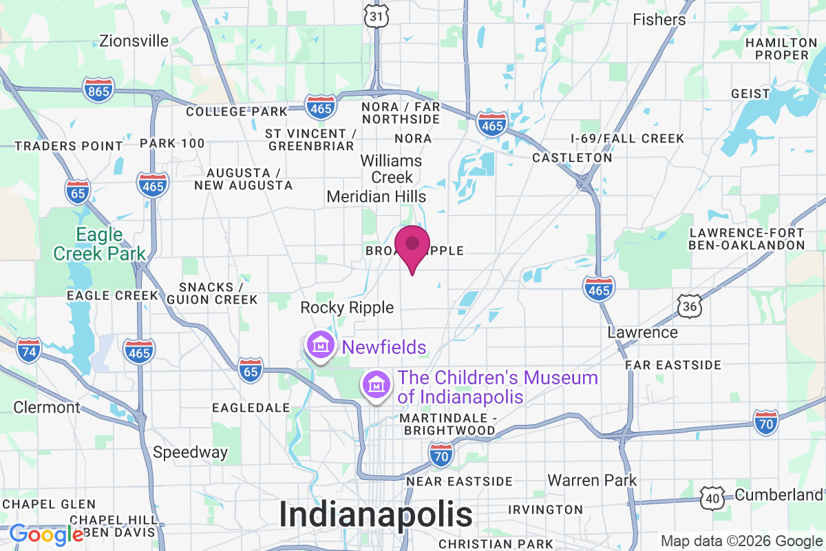 Carte de Broad Ripple