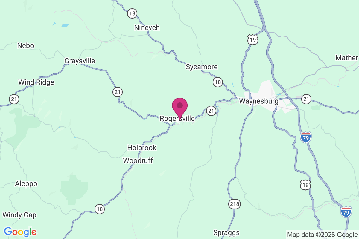 Carte de Rogersville