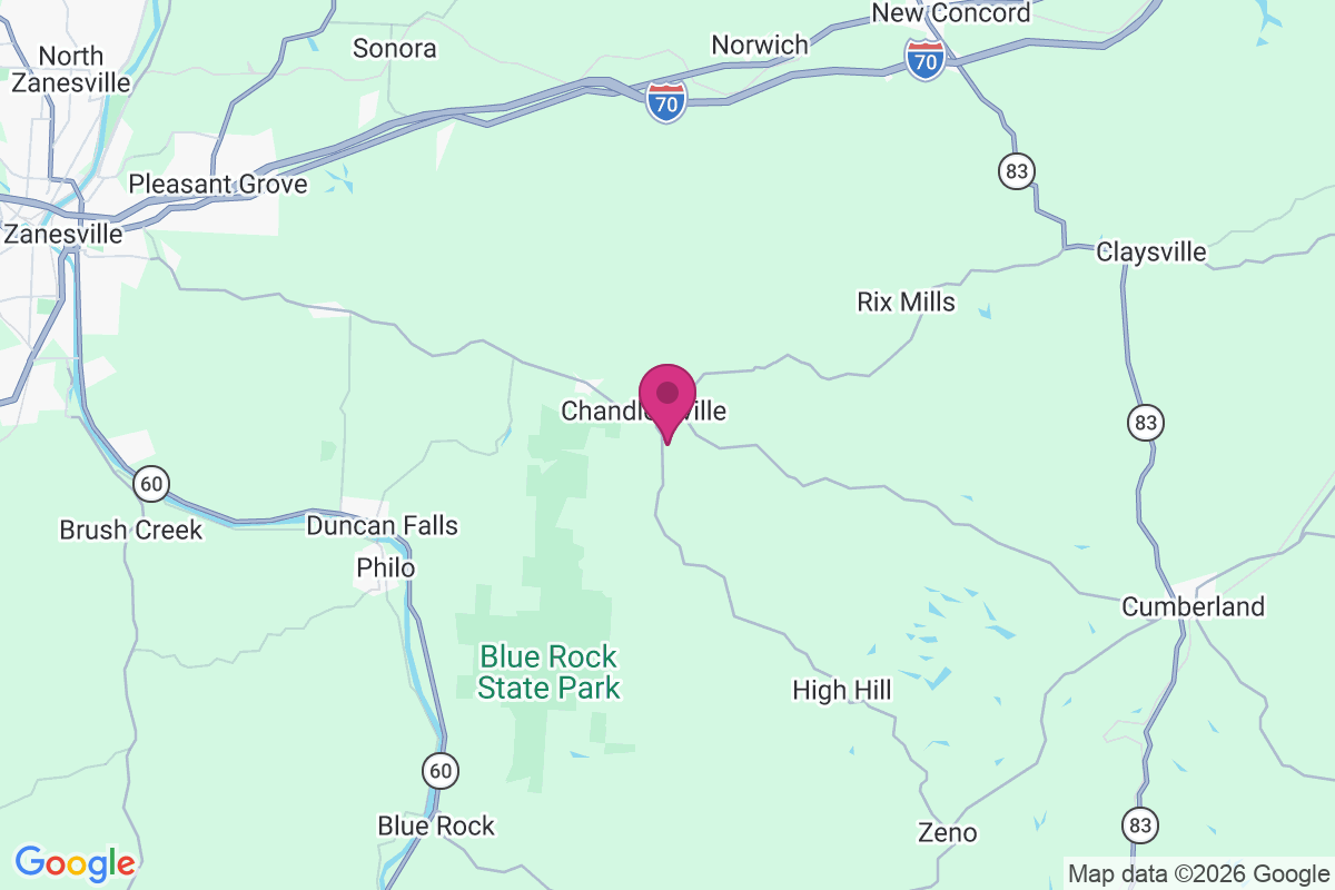 Carte de Chandlersville