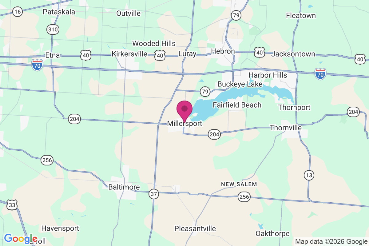 Carte de Millersport