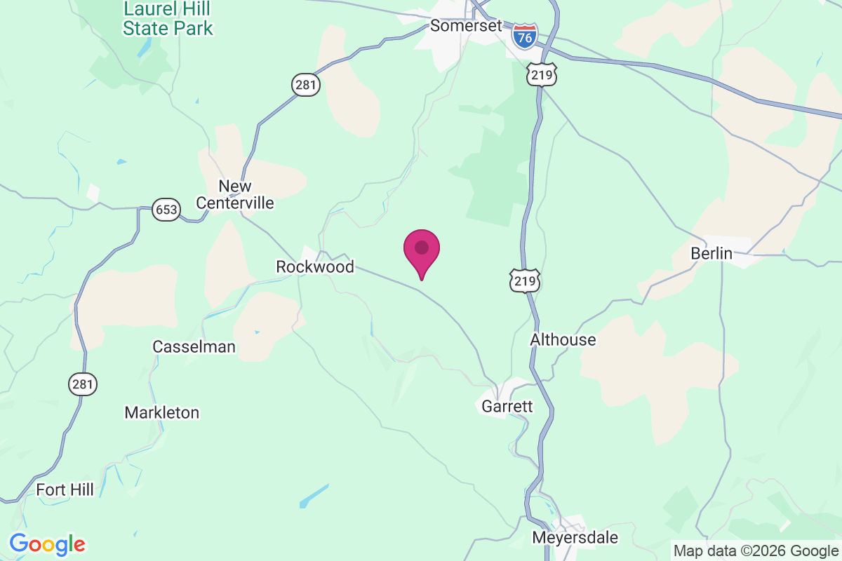 Carte de Wilson Creek