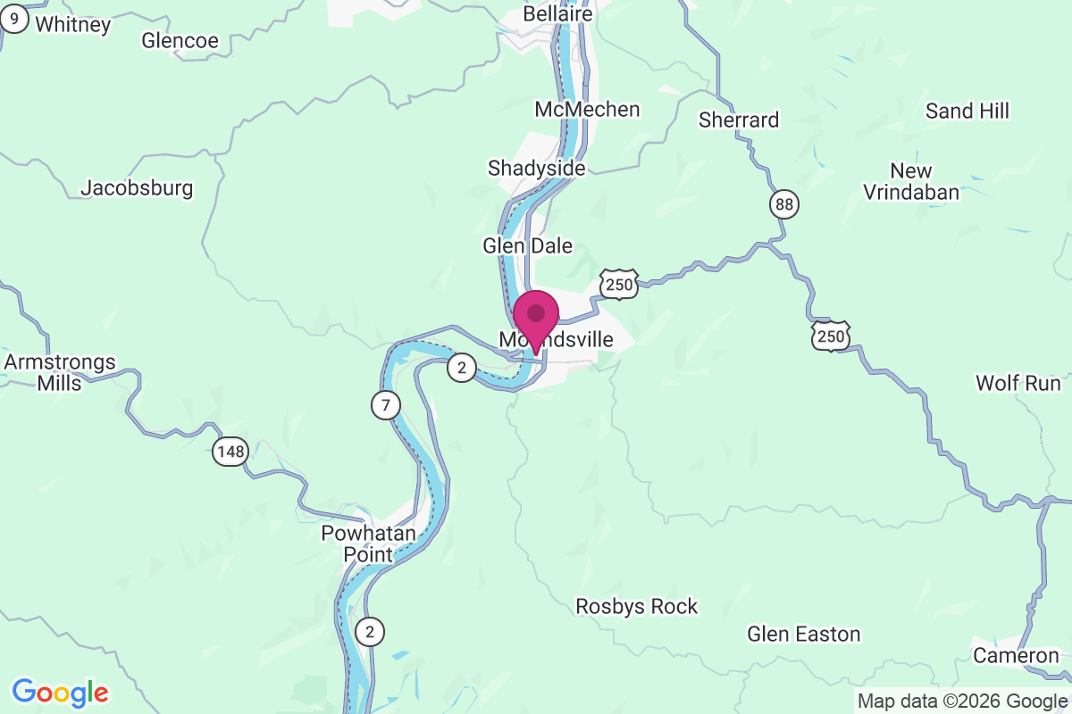 Carte de Glen Dale