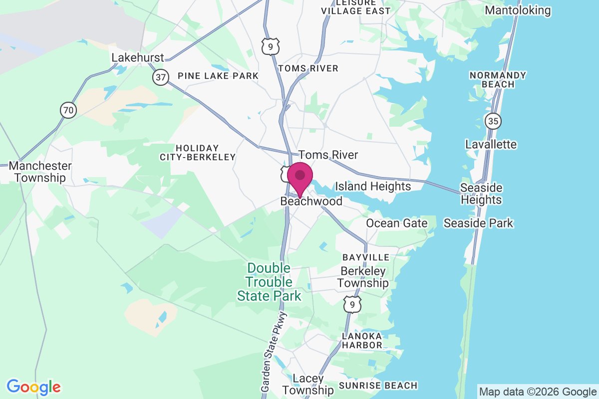 Carte de South Toms River