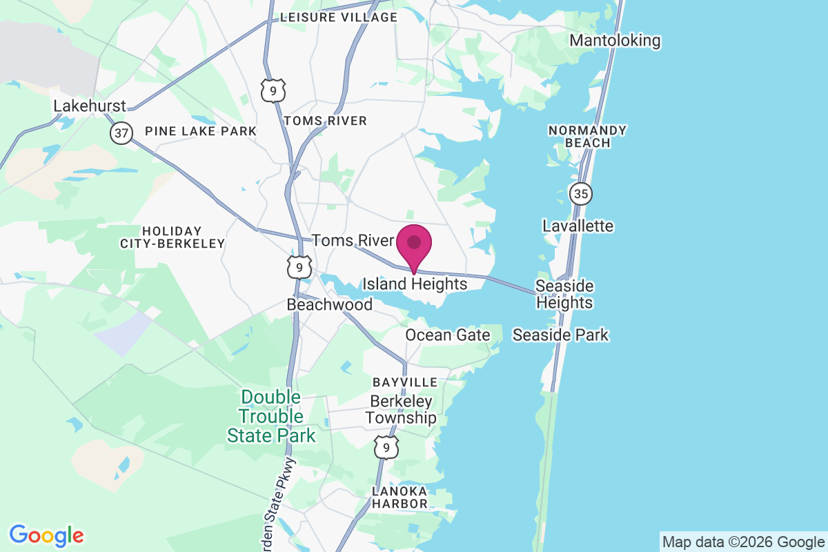 Carte de Island Beach Heights