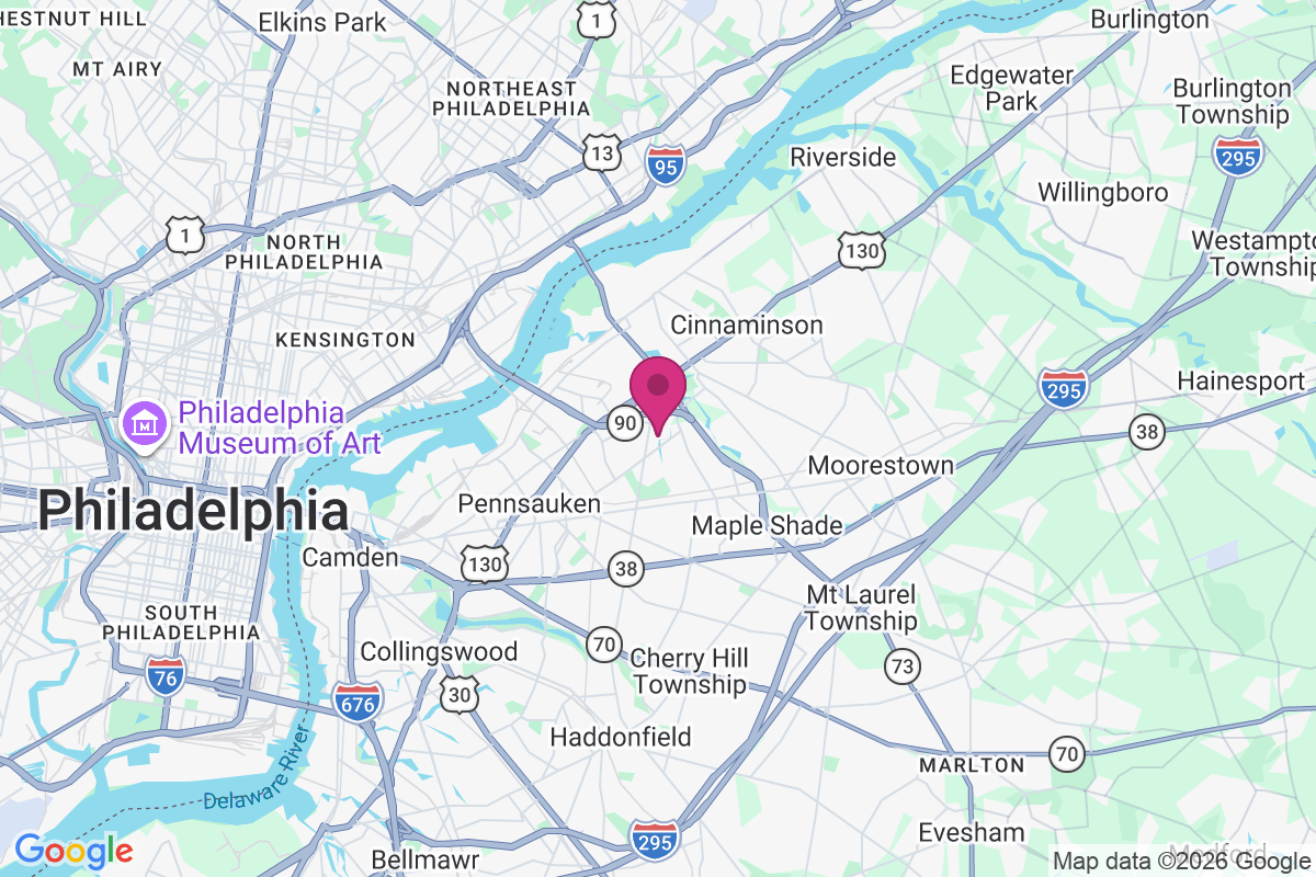 Carte de East Pennsauken