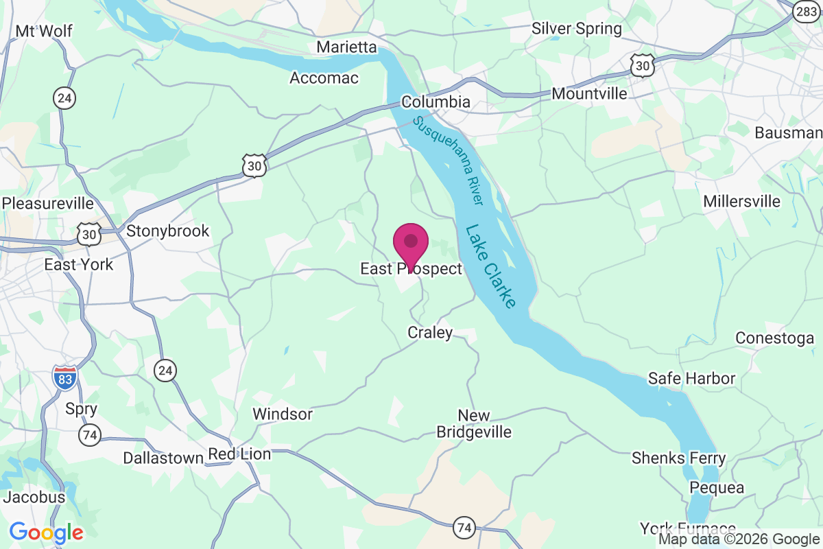 Carte de East Prospect