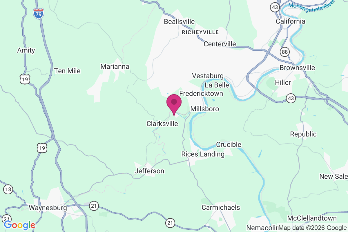 Carte de Clarksville Hill