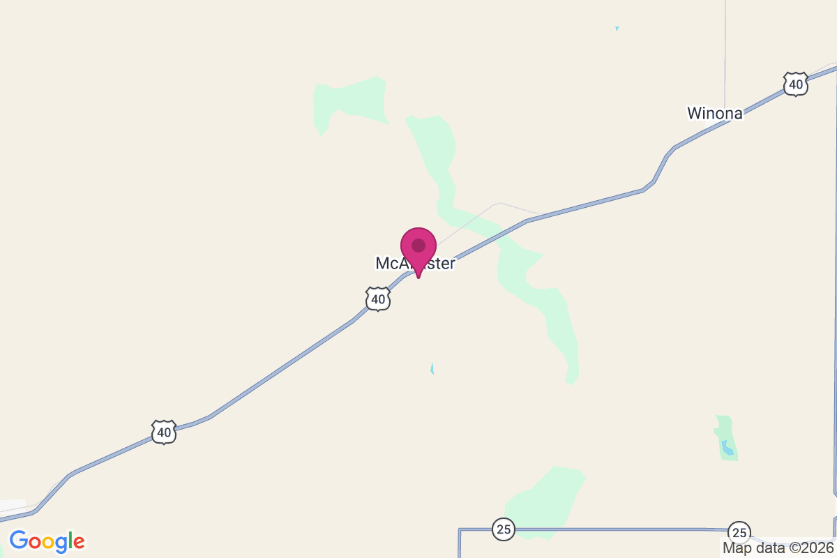 Carte de McAllaster