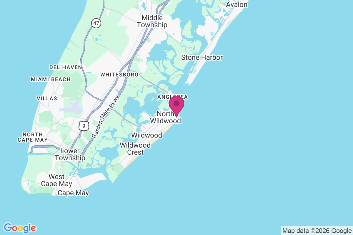 Carte de North Wildwood