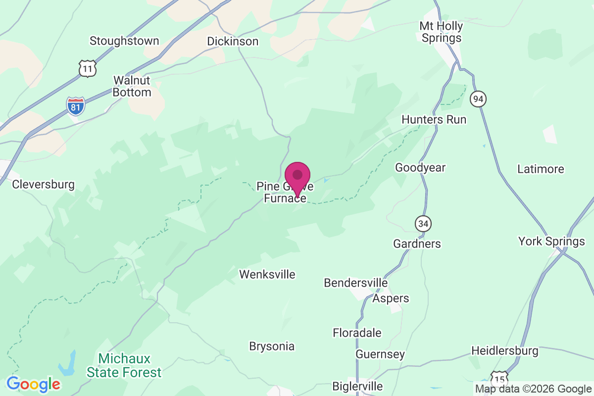 Carte de Pine Grove Furnace